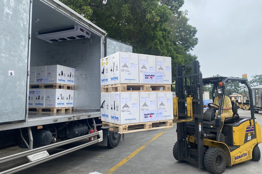 Australian Government shares additional 7 2 million doses of Pfizer vaccine for Vietnamese children